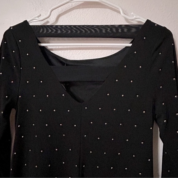 Express Black Sparkle Dress Sz S ✨SEXY, FLATTERING & SIMPLE✨ - Picture 6 of 7